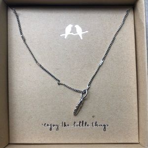 Chloe+Isabel Feather Charm Necklace
